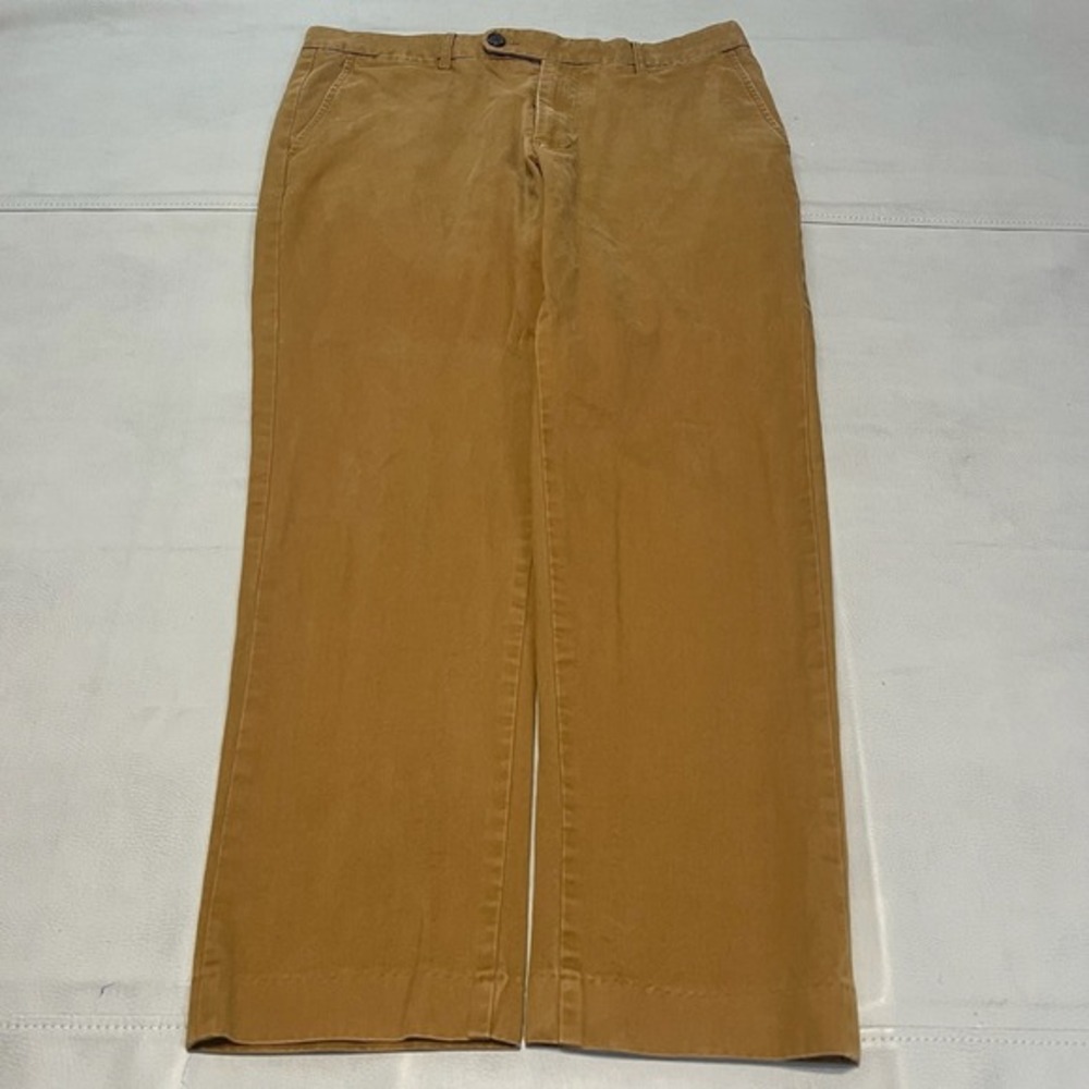 Spier Mackay Handmade Men Khaki Cotton Chino 34x30‎ Casual Premium Minimal-3829
